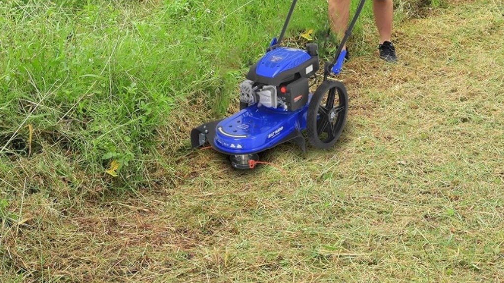 BILT HARD Walk Behind String Trimmer - Gas Brush Hog Mower - Push Weed Eater