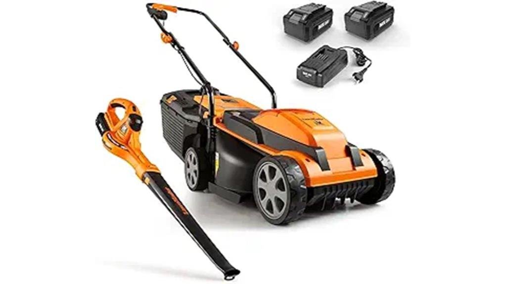 battery powered 24v mower blower