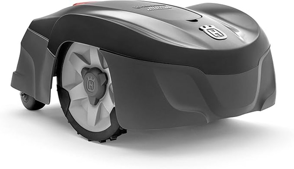 compact reliable beginner robotic mower