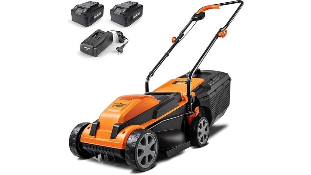 cordless 13 inch lawnmower