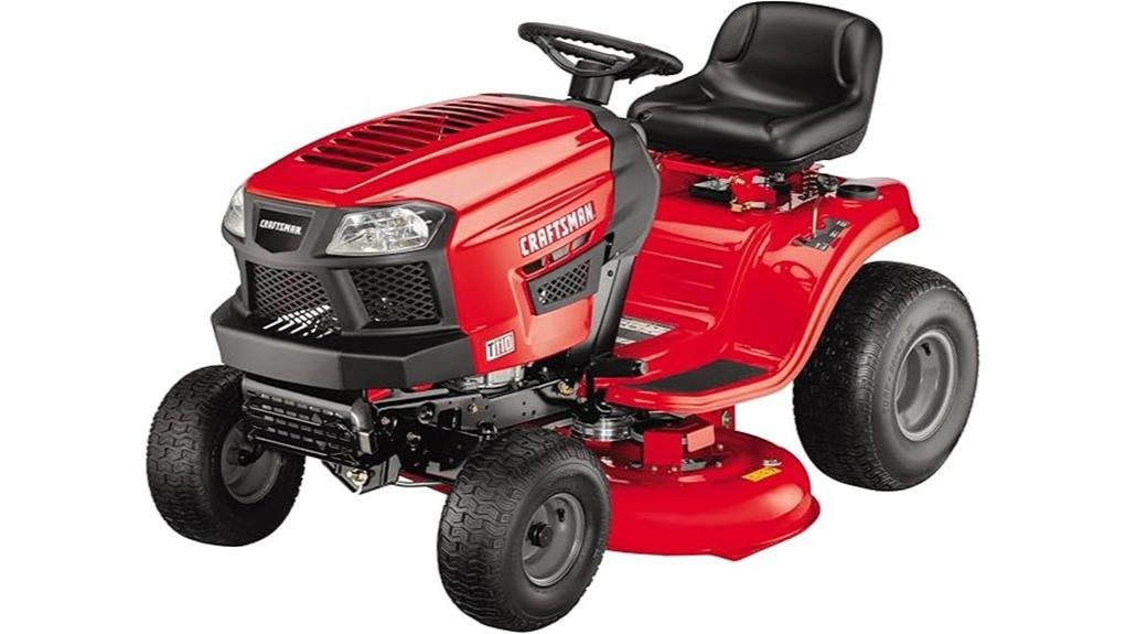 powerful 42 inch craftsman riding