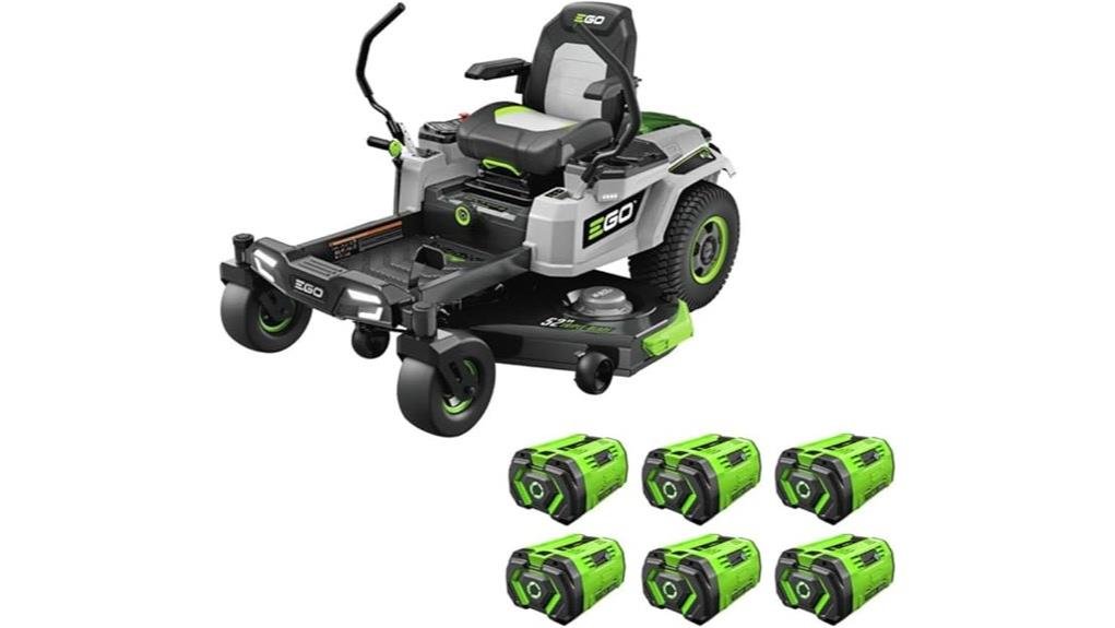 52 inch electric riding mower