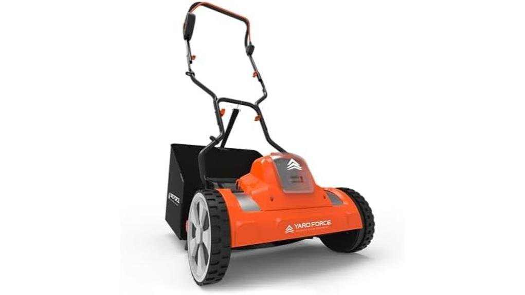battery powered 15 inch reel mower