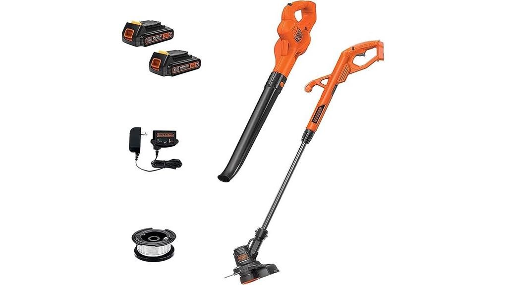compact 20v max lawn trimmer
