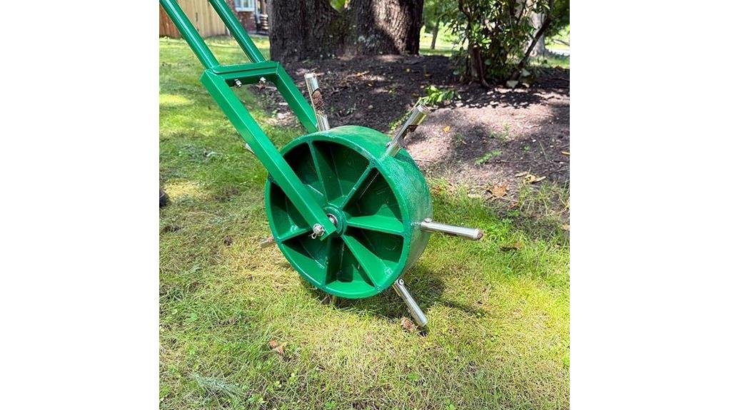 compact heavy duty lawn aerator