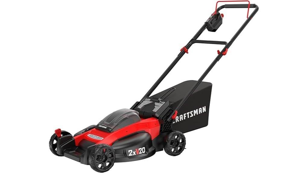 cordless craftsman 20v mower