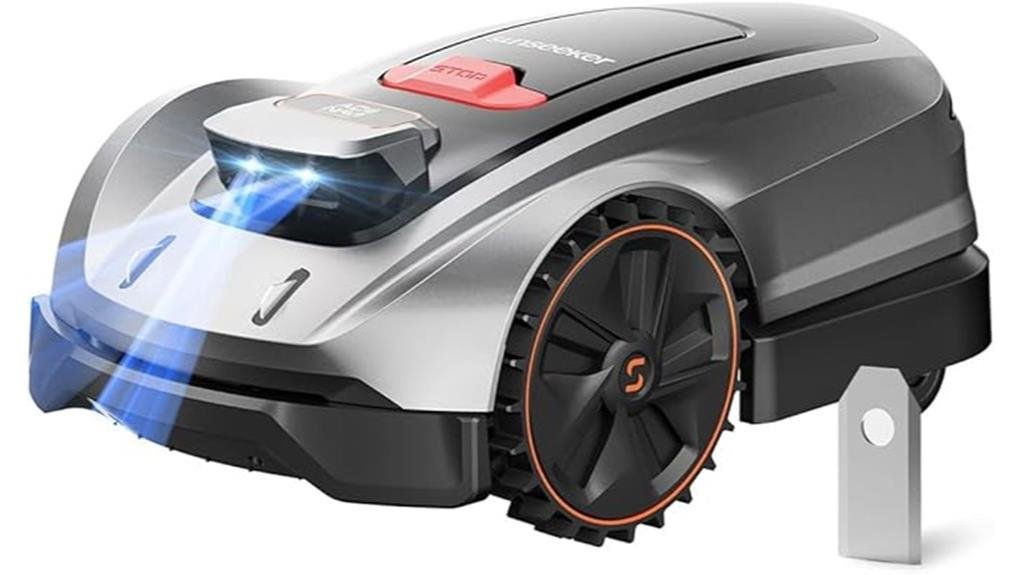 efficient autonomous lawn cutter