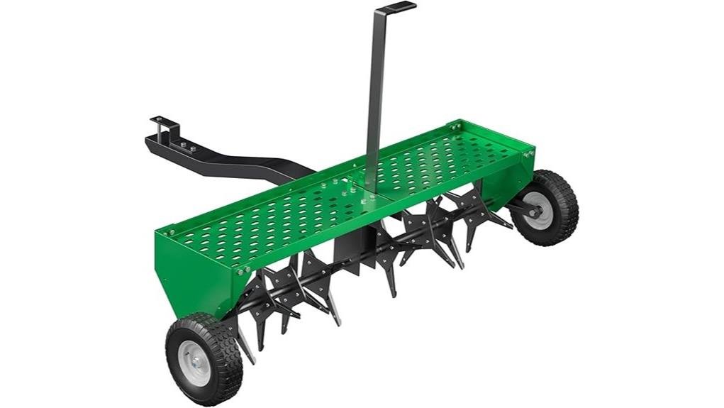 forty eight inch tow behind aerator