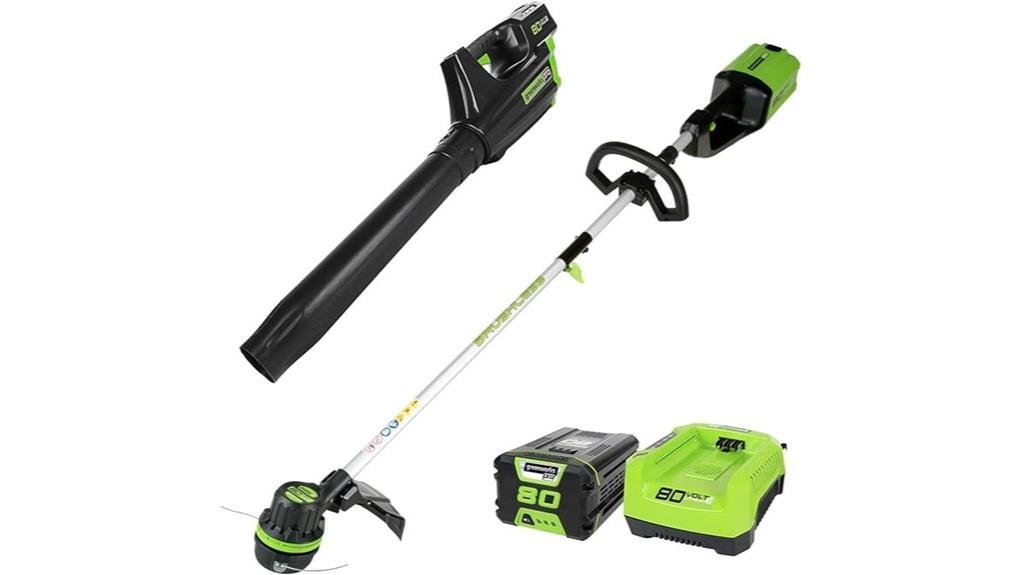 greenworks 80v brushless combo
