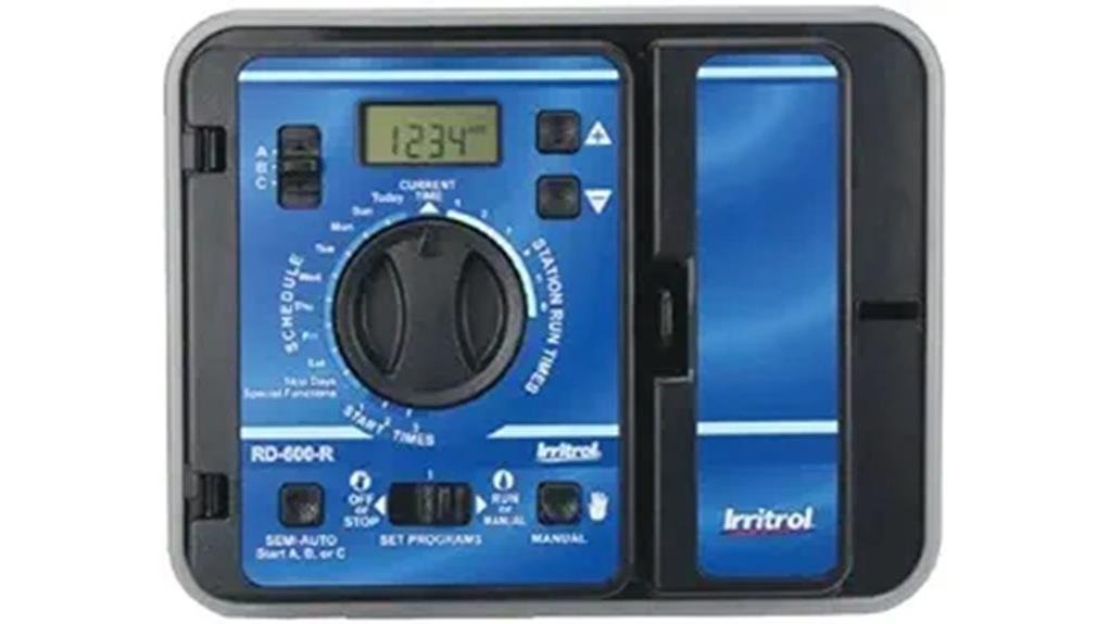 irrigation timer with rain delay