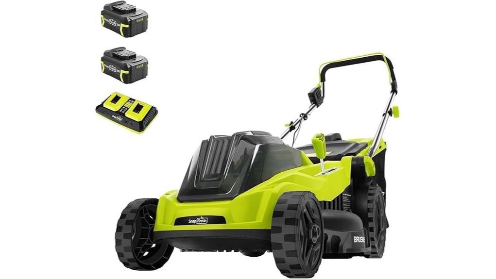 lightweight quiet battery mower