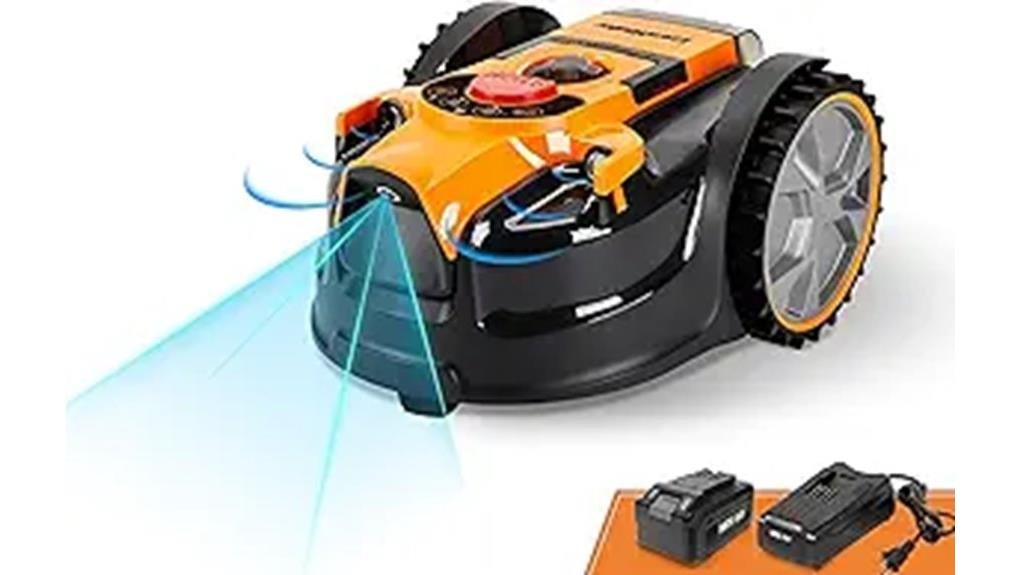 perimeter wire free robotic mower