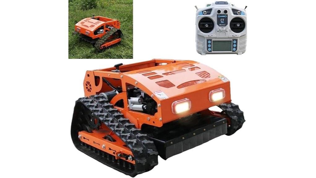 powerful remote controlled commercial mower