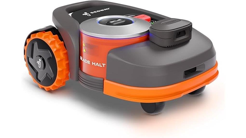 robotic lawn mower specs review