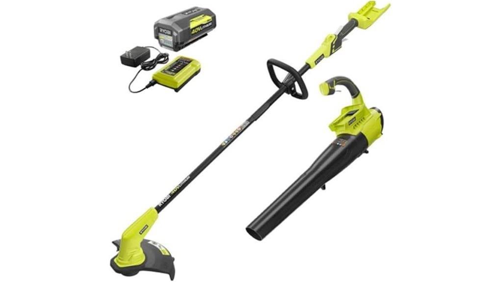 ryobi 40v trimmer blower combo
