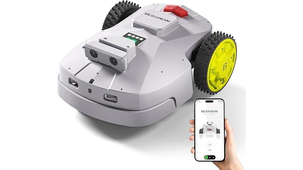 ultra quiet 1 5 acre robotic mower