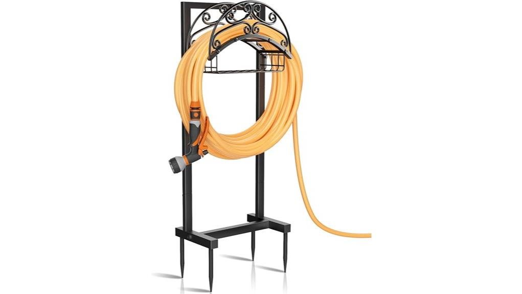 upgraded garden hose stand