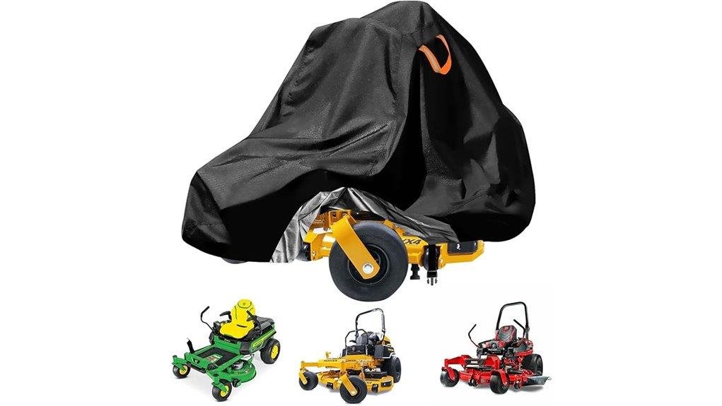 zero turn mower cover features