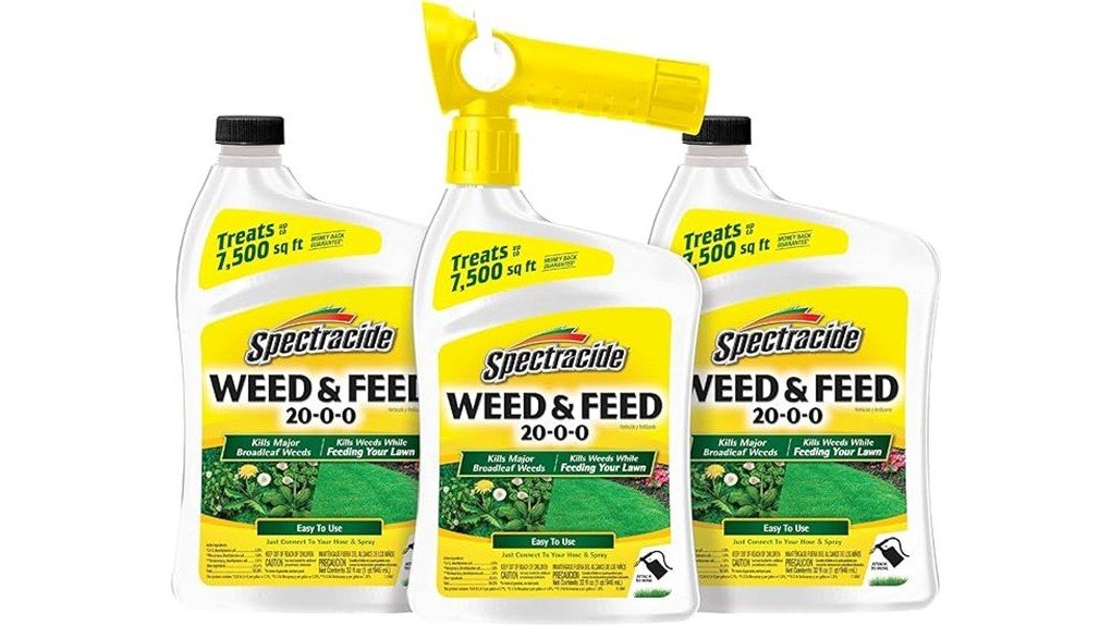 brand specific lawn weedkiller fertilizer