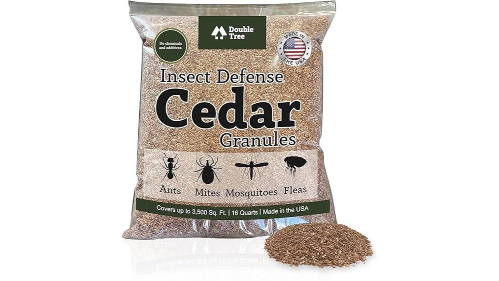 cedar granules repel insects