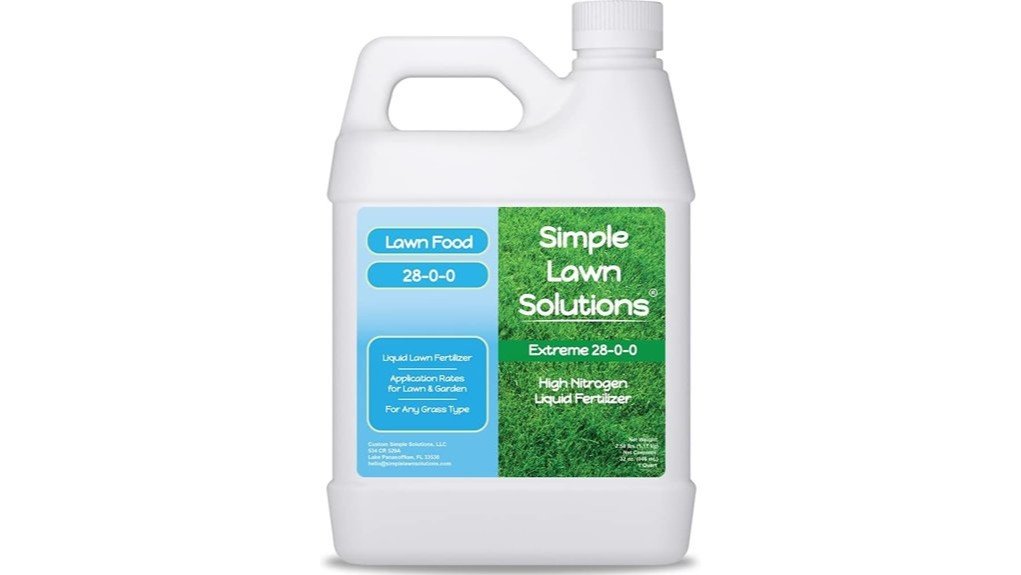 high nitrogen lawn fertilizer