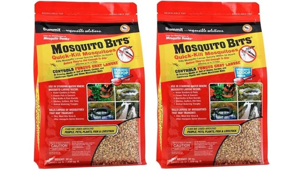 mosquito larvicide quick effectiveness