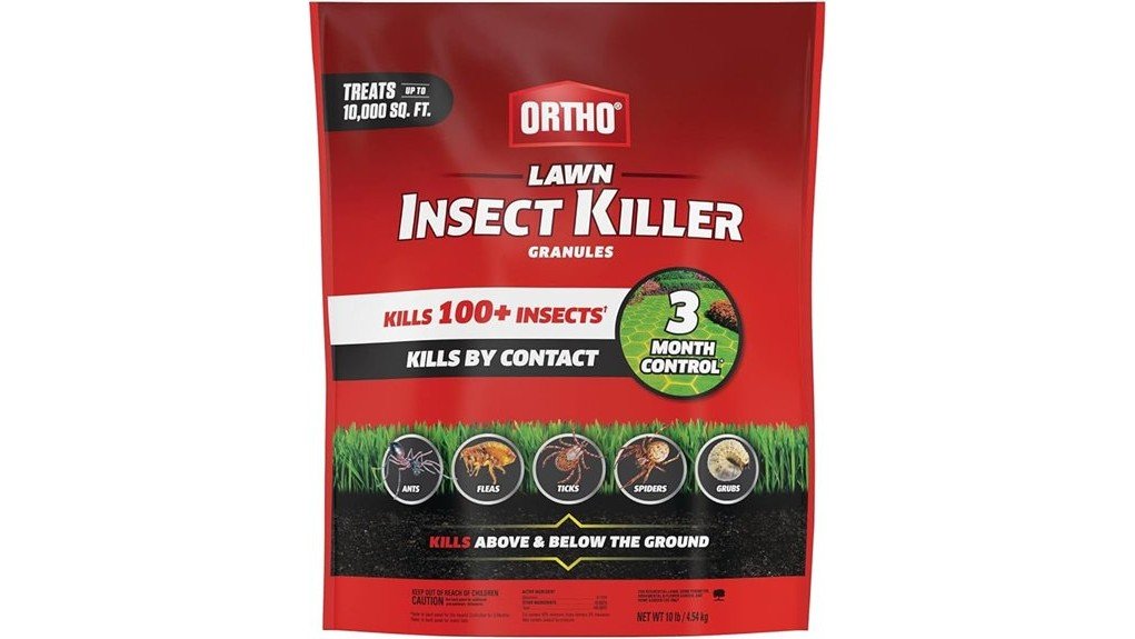 ortho lawn insecticide granules