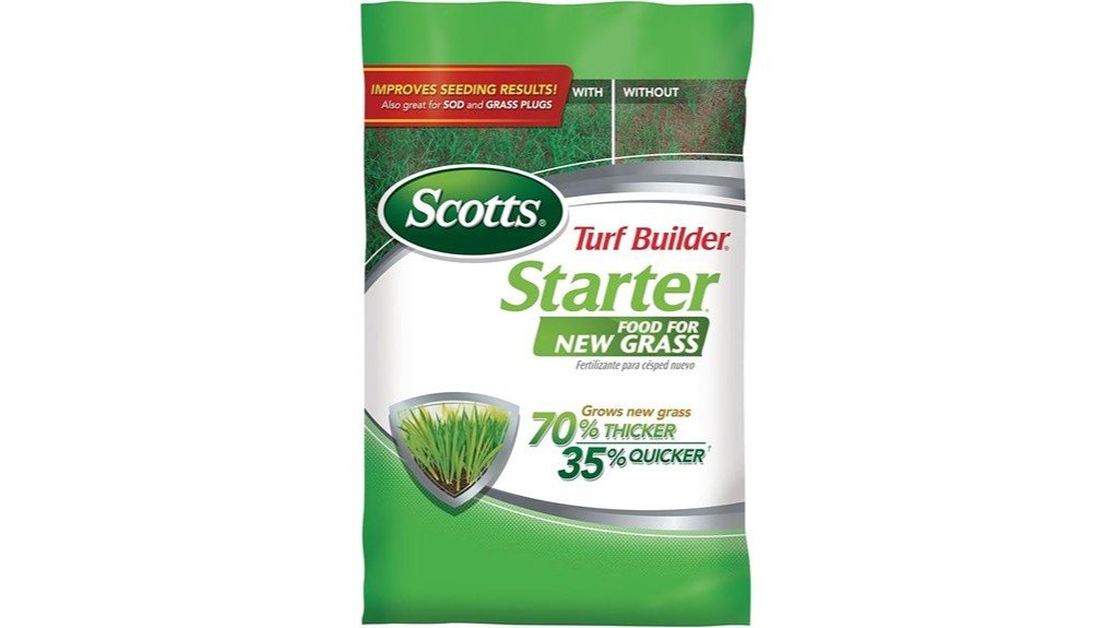 starter fertilizer for new grass