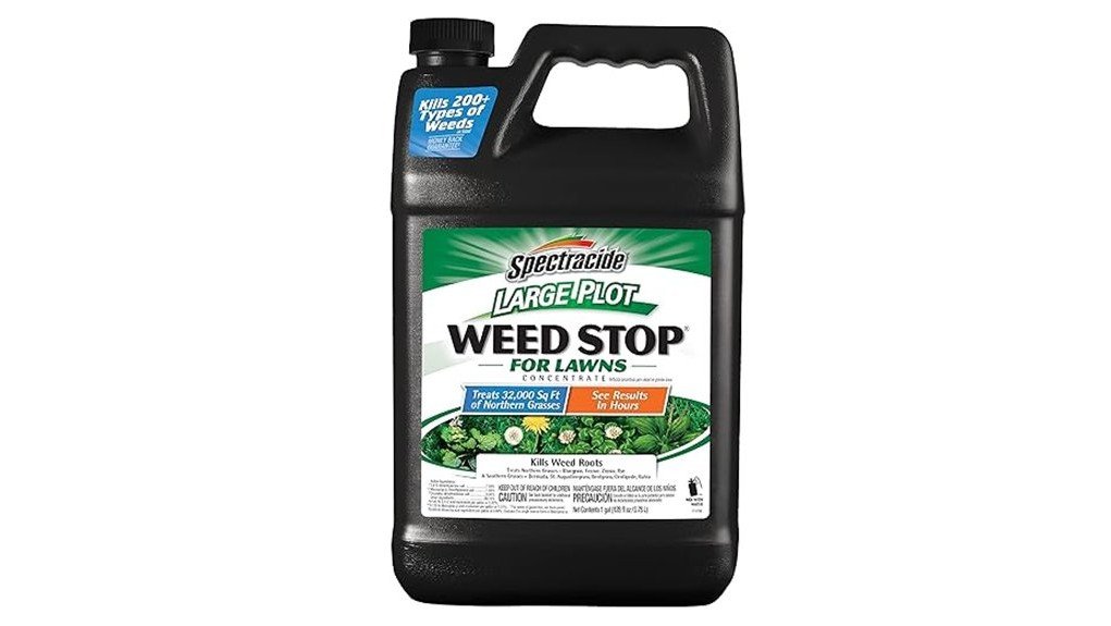 weed control concentrate for lawns
